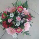 Kód: L010  obsah:  Gerbera, germina, eustoma, růže, alstromelie, zeleň