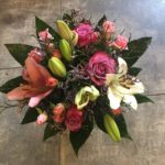 Kód: L038  obsah:  růže krátká, lilie, růže trsová, zeleň