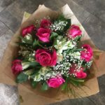 Kód: L044  obsah:  9xrůže,gypsofila,alstromélie,zeleň